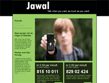 Tablet Screenshot of jawal.no
